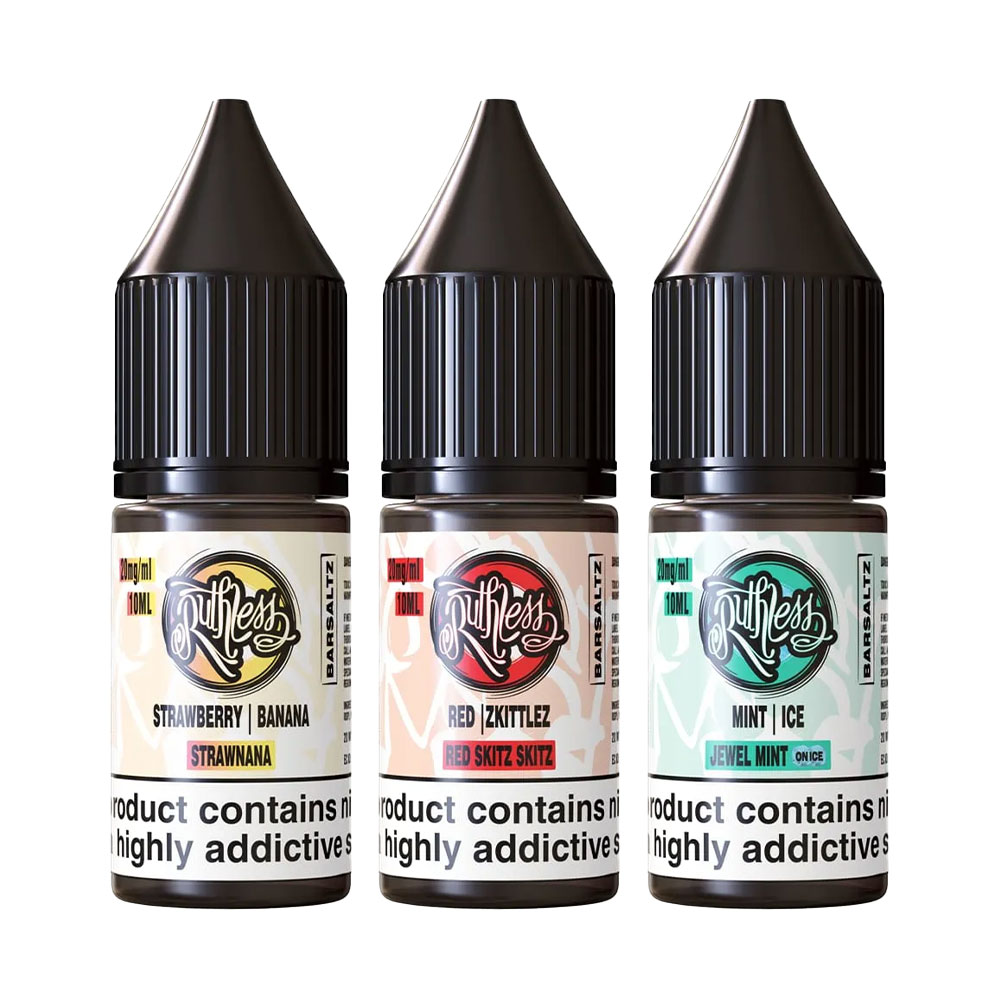 Ruthless Bar Saltz 10ml Nic Salt E Liquid