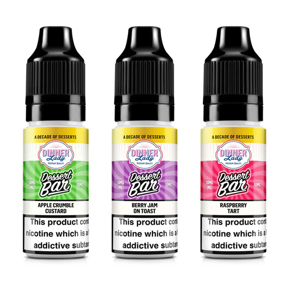 Dinner Lady Dessert Bar Salts 10ml Nic Salts Eliquid