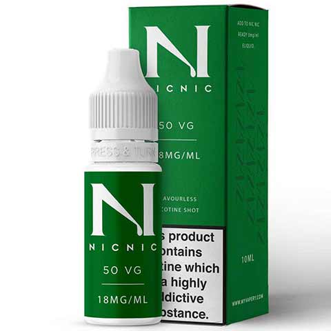 Nic Nic 10ml Nicotine Shot 18mg (50/50)