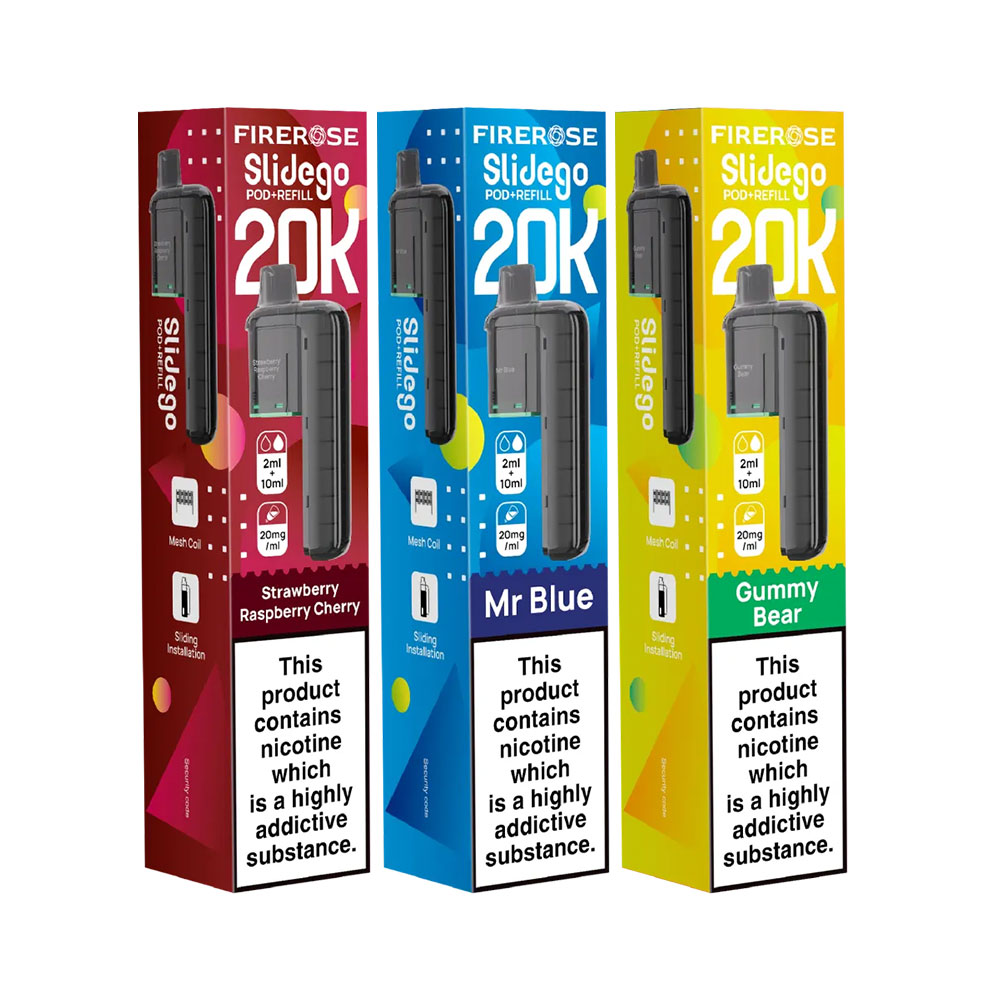Firerose Slidego 20K Prefilled Pods