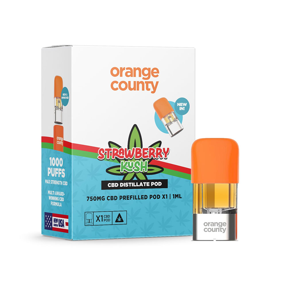 Orange County CBD 1000 Puffs Distillate Pods