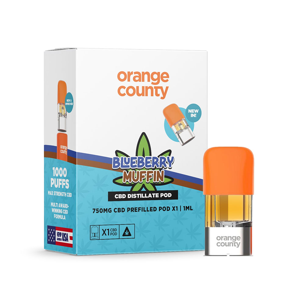 Orange County CBD 1000 Puffs Distillate Pods