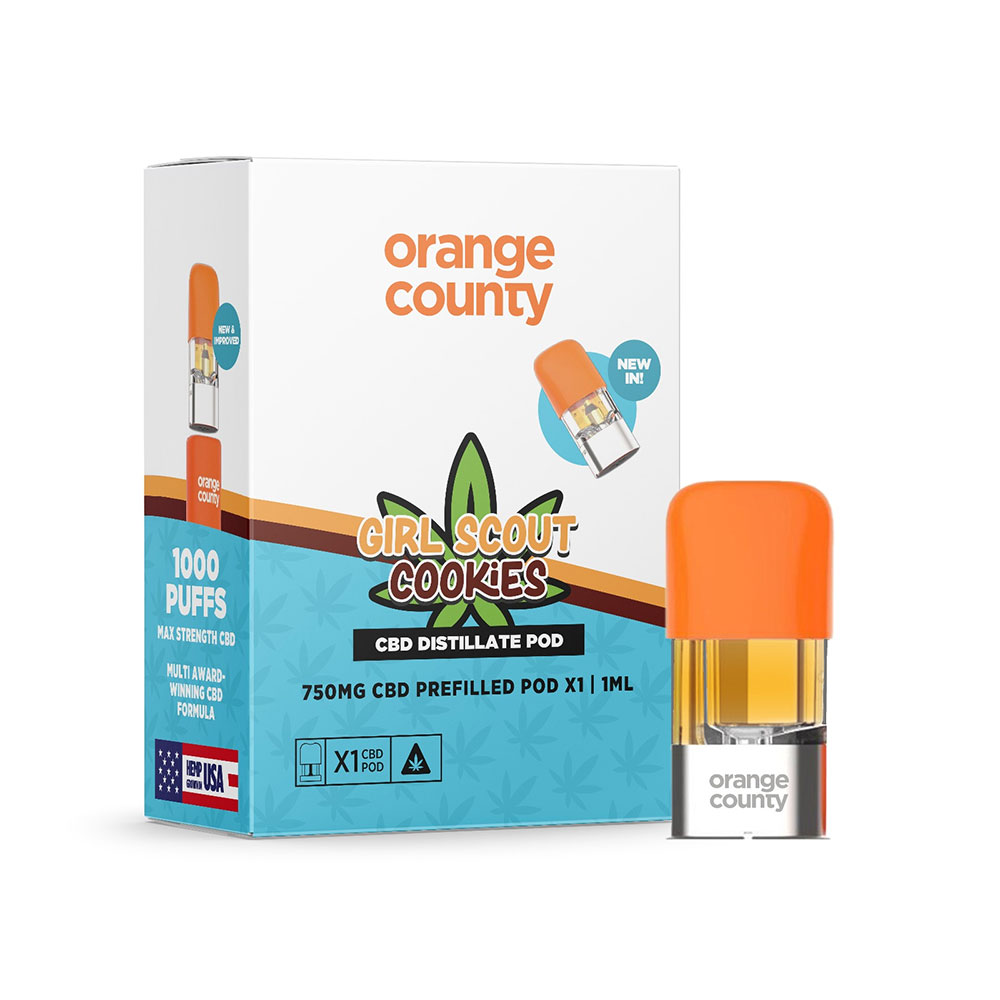 Orange County CBD 1000 Puffs Distillate Pods