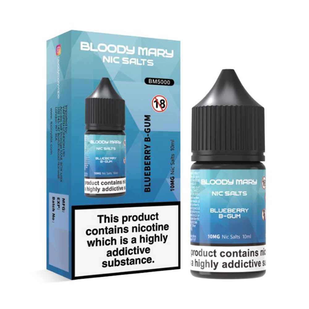 Bloody Mary 10ml Nic Salts Eliquid (Pack Of 10)