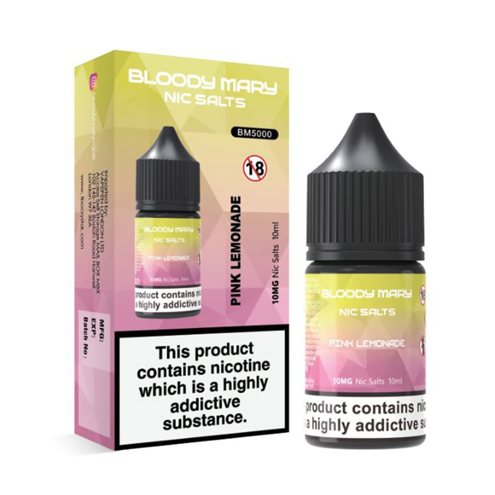 Bloody Mary 10ml Nic Salts Eliquid (Pack Of 10)