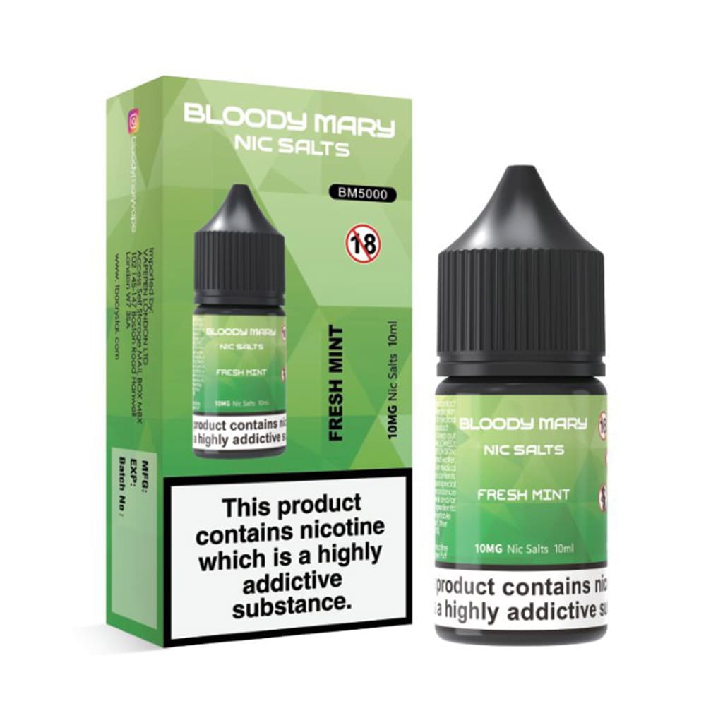 Bloody Mary 10ml Nic Salts Eliquid (Pack Of 10)