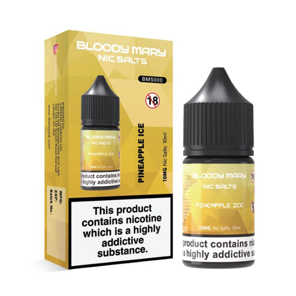 Bloody Mary 10ml Nic Salts Eliquid (Pack Of 10)
