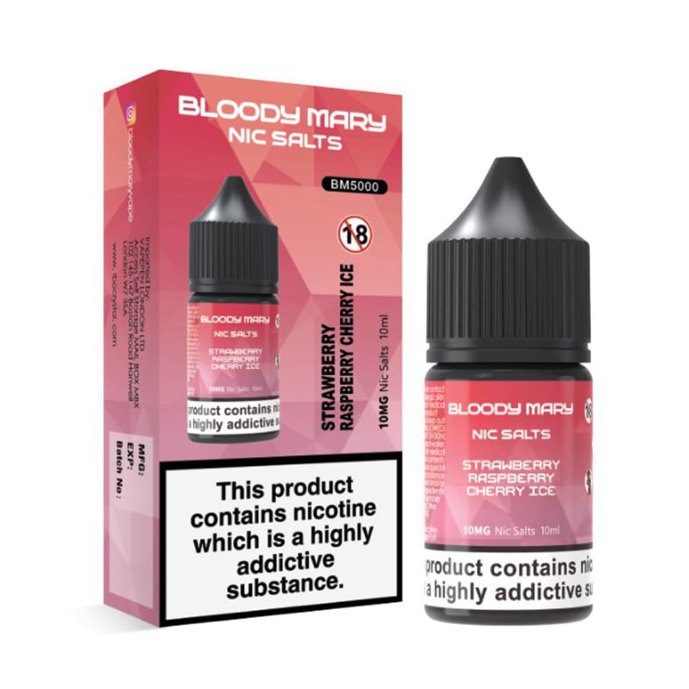Bloody Mary 10ml Nic Salts Eliquid (Pack Of 10)