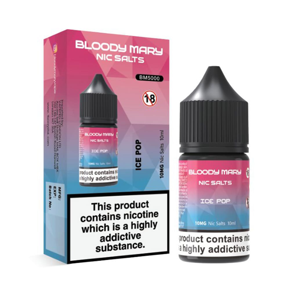 Bloody Mary 10ml Nic Salts Eliquid (Pack Of 10)