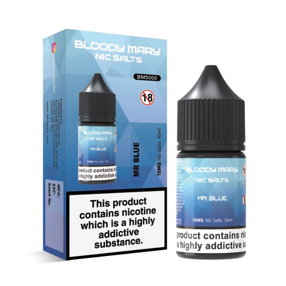 Bloody Mary 10ml Nic Salts Eliquid (Pack Of 10)