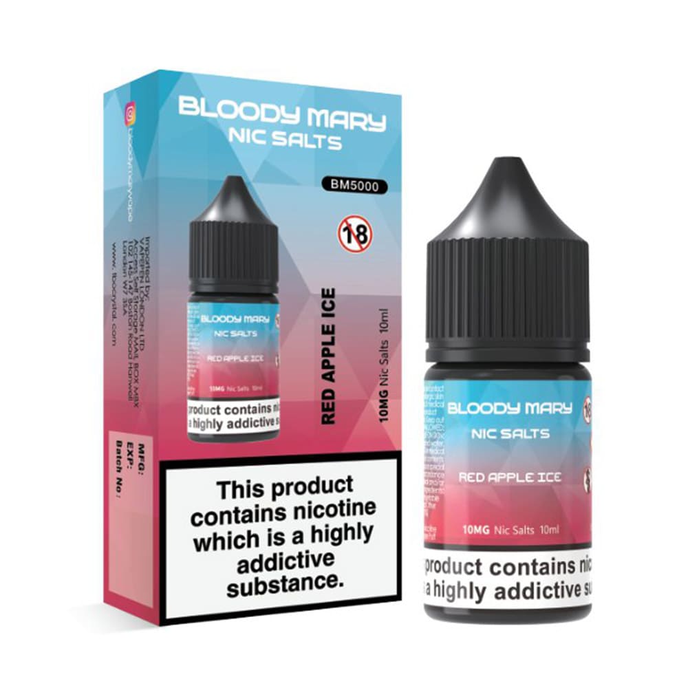 Bloody Mary 10ml Nic Salts Eliquid (Pack Of 10)