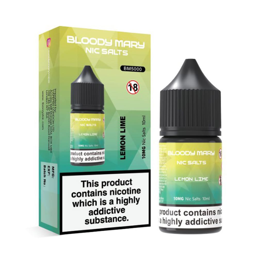Bloody Mary 10ml Nic Salts Eliquid (Pack Of 10)