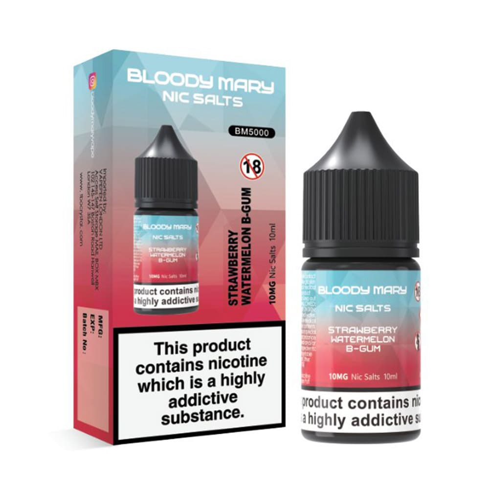 Bloody Mary 10ml Nic Salts Eliquid (Pack Of 10)