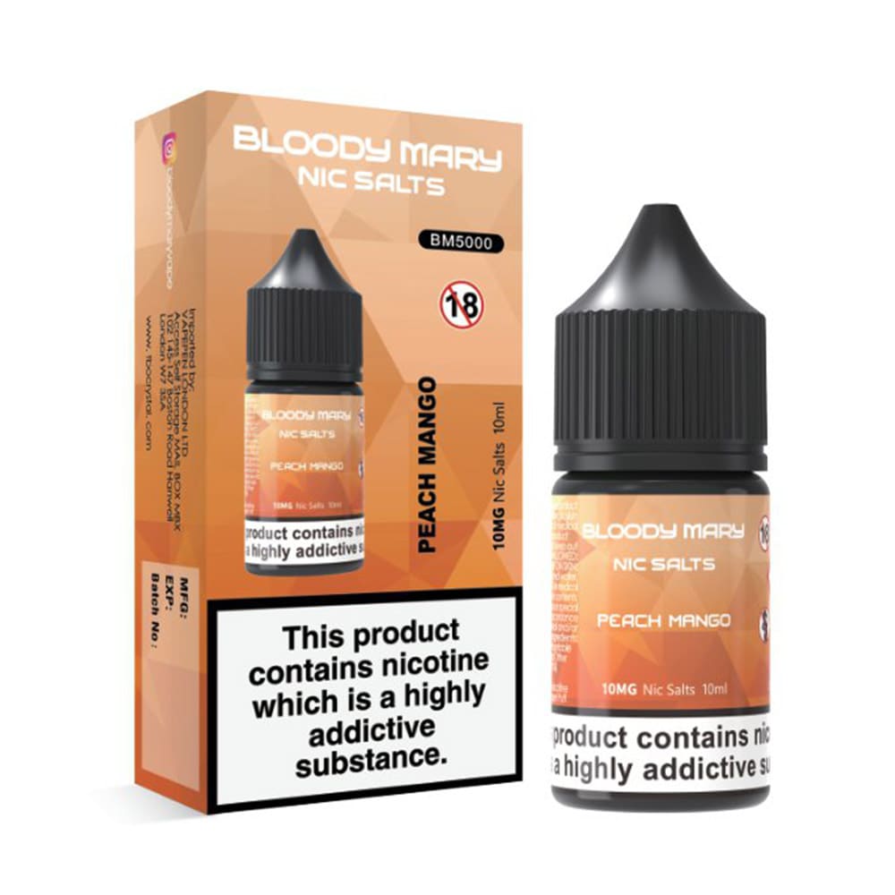 Bloody Mary 10ml Nic Salts Eliquid (Pack Of 10)