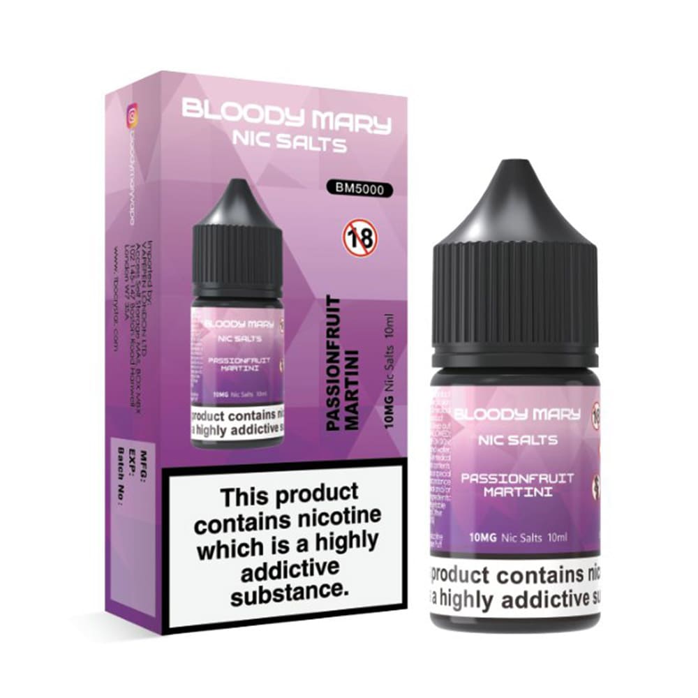 Bloody Mary 10ml Nic Salts Eliquid (Pack Of 10)
