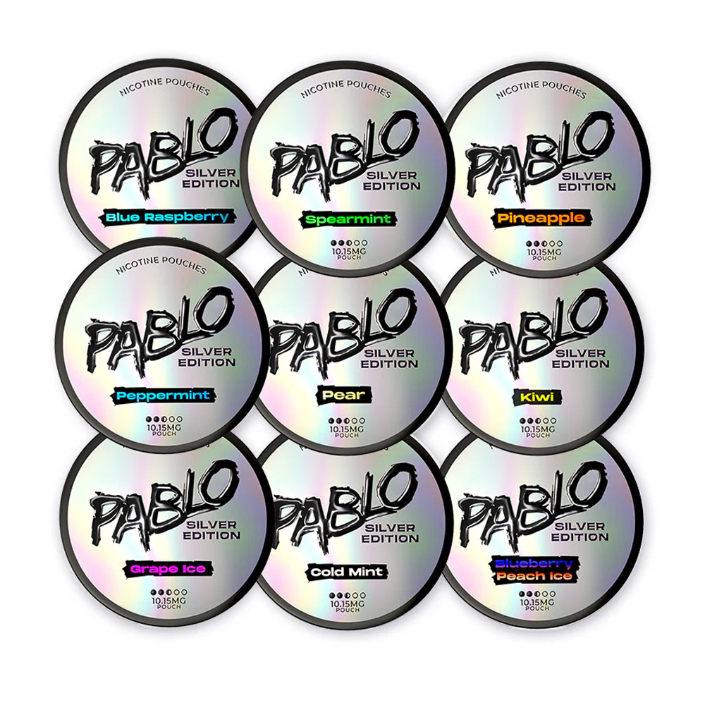Pablo Silver Edition Nicotine Pouches - 10mg