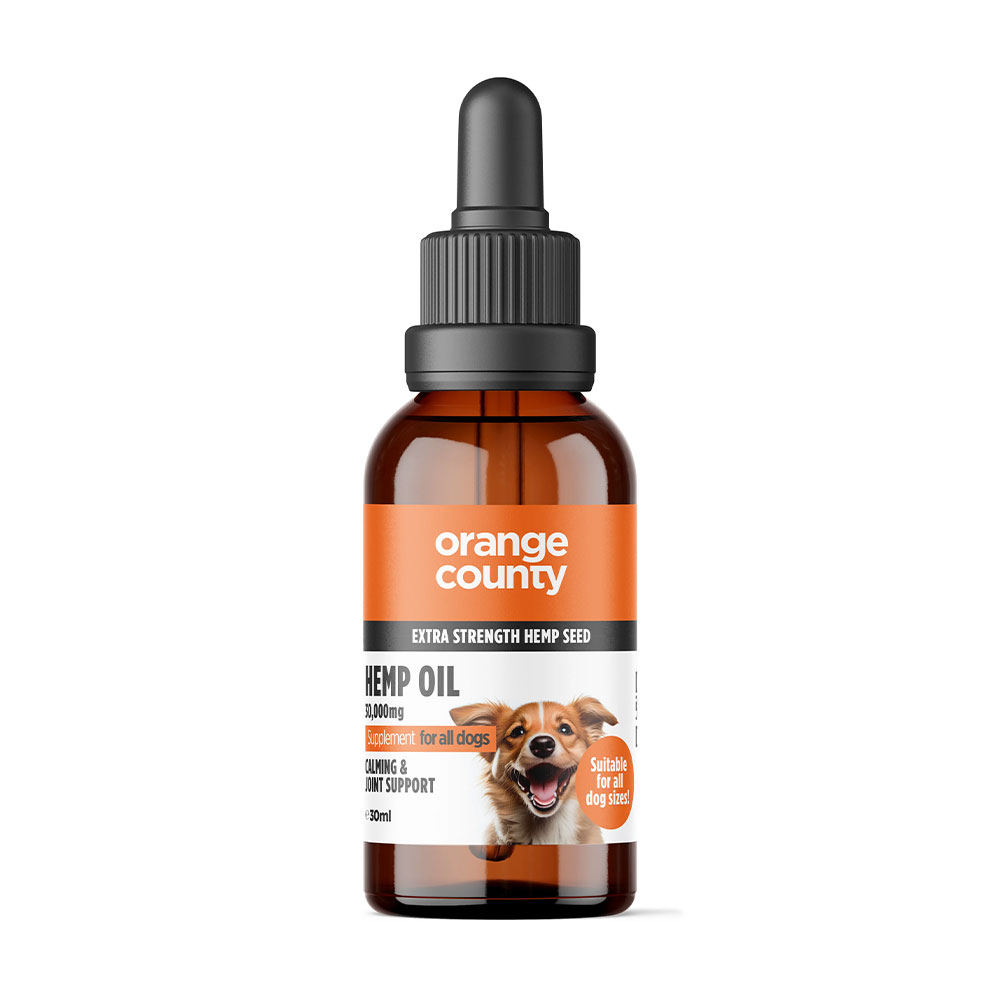 Orange County Extra Strength Pet Calming Hemp Seed Oil