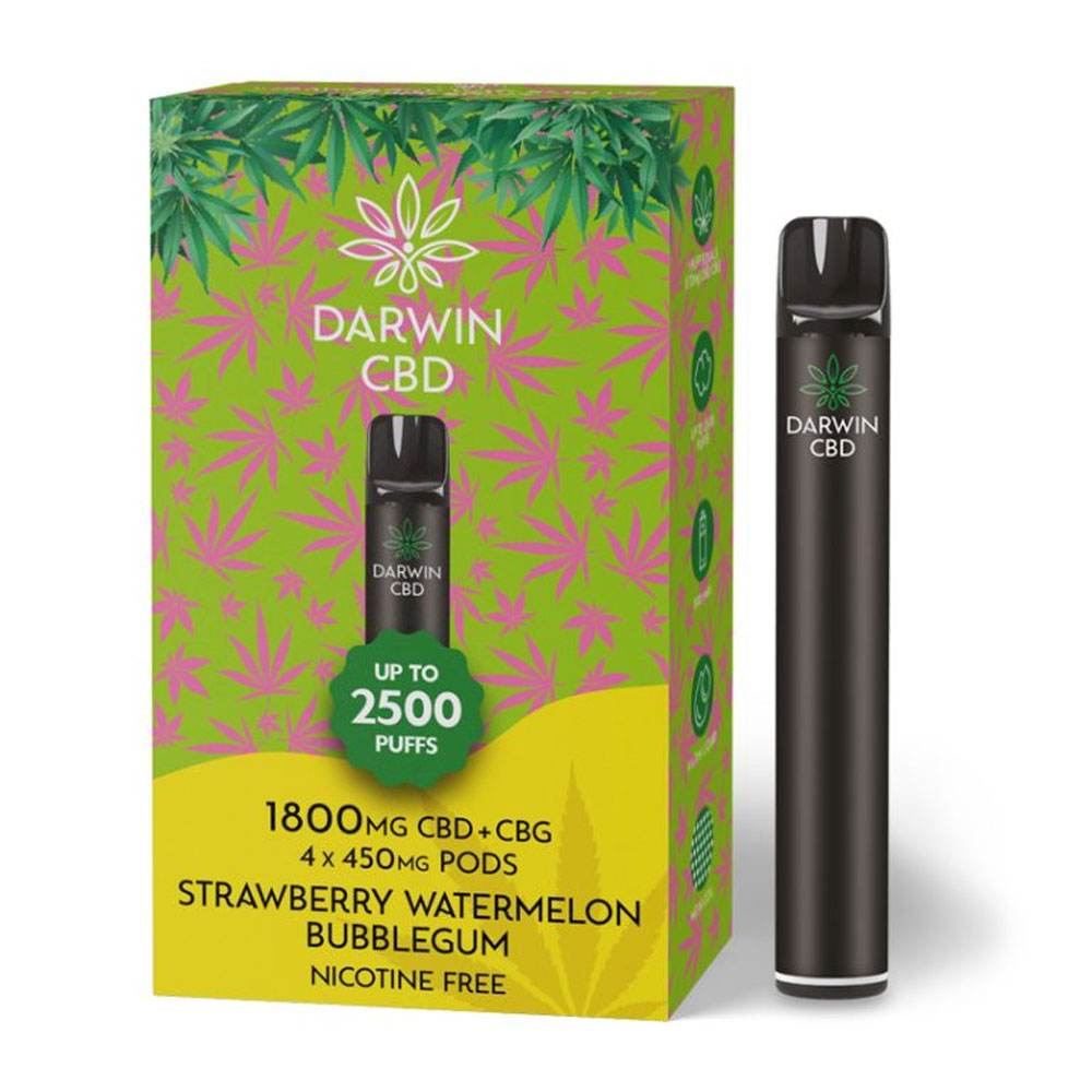Darwin CBD 2500 Puff Prefilled Pod Kit - 1800mg