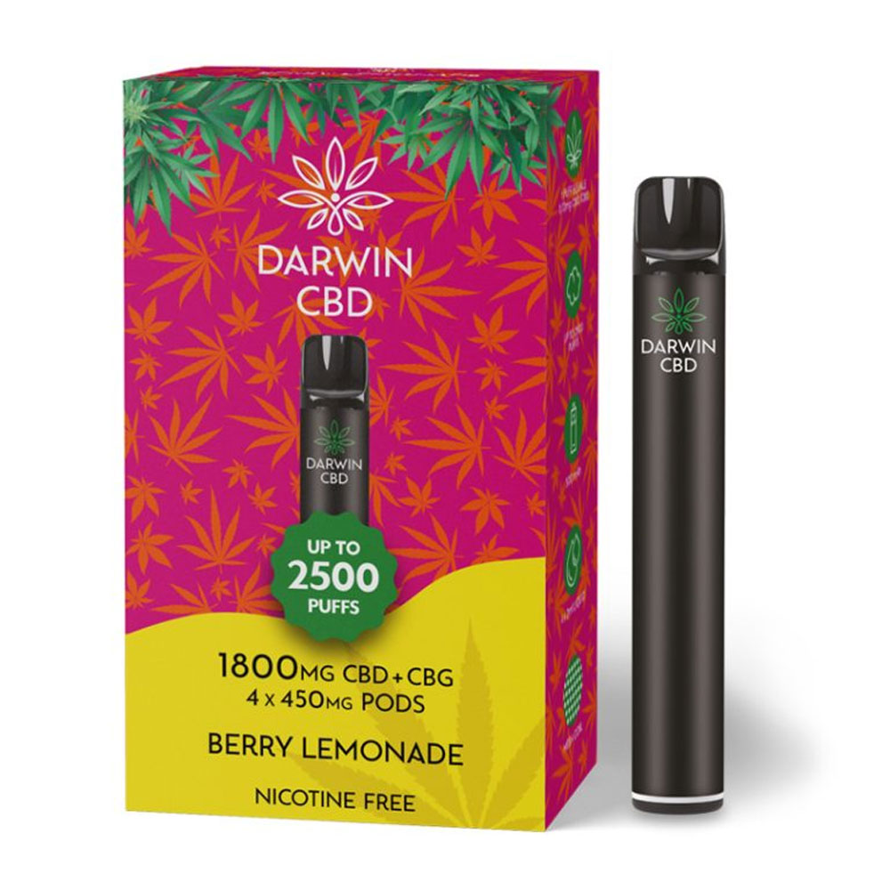 Darwin CBD 2500 Puff Prefilled Pod Kit - 1800mg