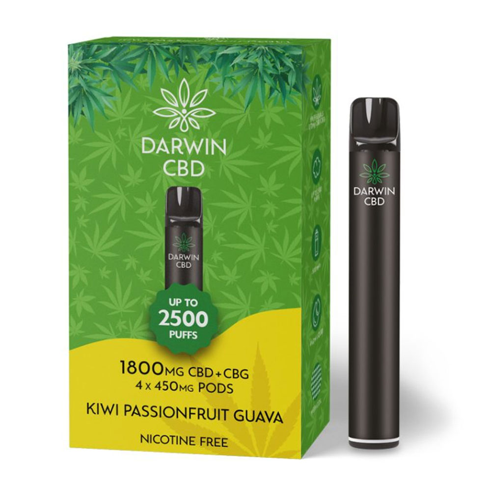 Darwin CBD 2500 Puff Prefilled Pod Kit - 1800mg