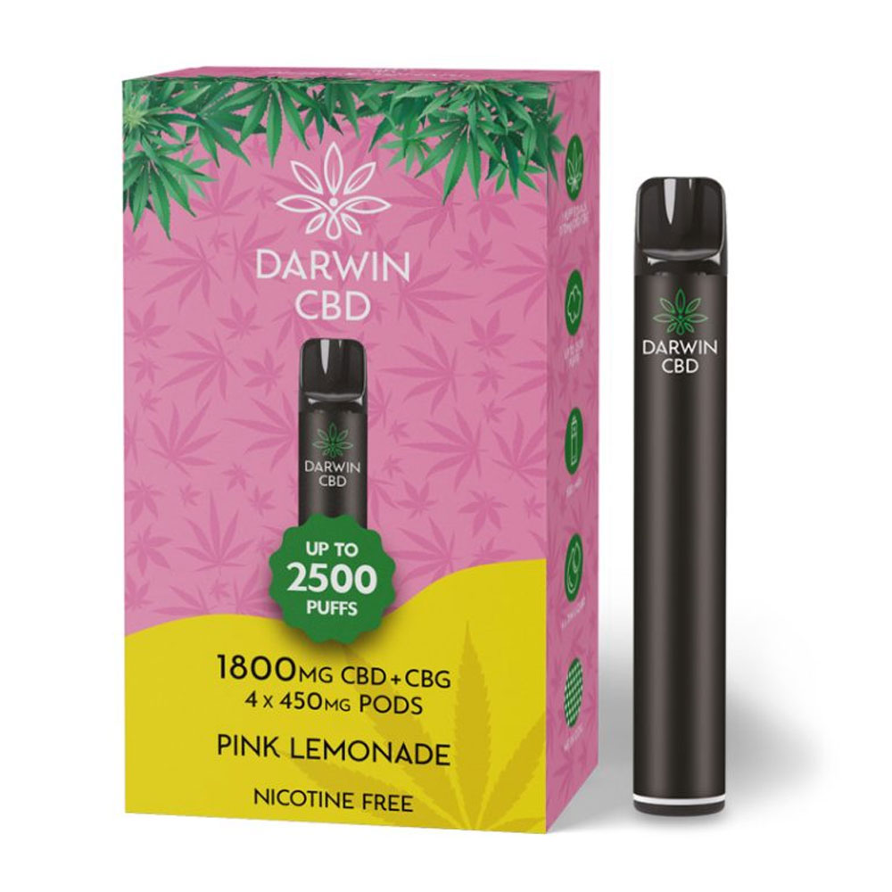 Darwin CBD 2500 Puff Prefilled Pod Kit - 1800mg
