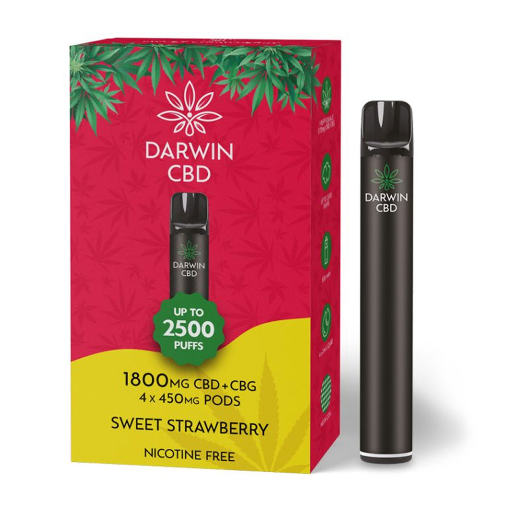 Darwin CBD 2500 Puff Prefilled Pod Kit - 1800mg