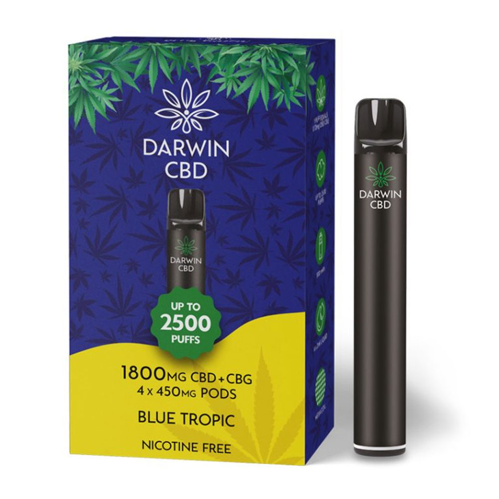 Darwin CBD 2500 Puff Prefilled Pod Kit - 1800mg