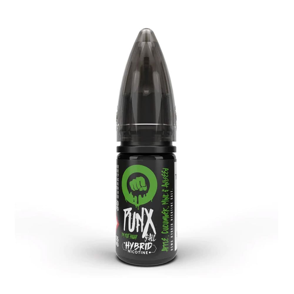 Apple Cucumber Mint and Aniseed Riot Squad PUNX Range 10ml Nic Salt E Liquid