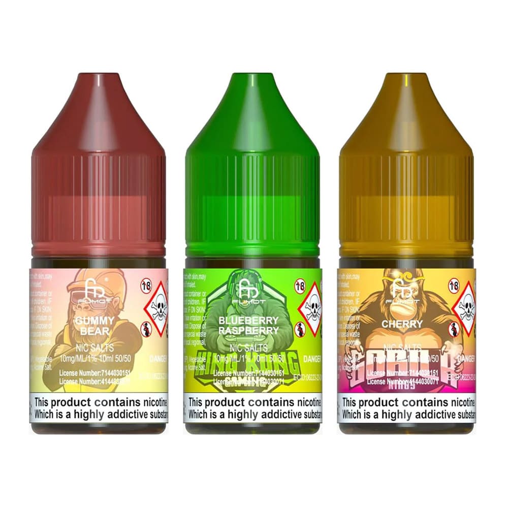 Strawberry Watermelon Bubblegum RandM 10ml Nicsalts E Liquid