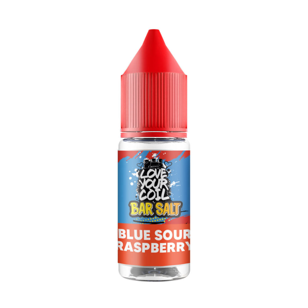 Blue Sour Raspberry Love Your Coil Bar Salt 10ml Nic Salt E Liquid