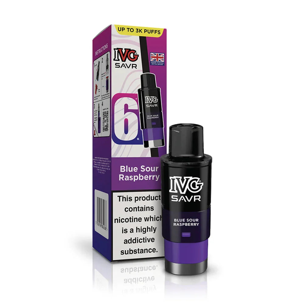 IVG SAVR Prefilled Pods - Blue Sour Raspberry