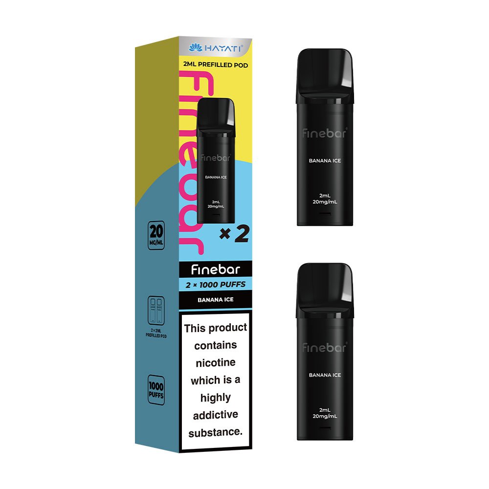 Hayati Finebar 1000 Puffs Prefilled Pods (Pack of 2)