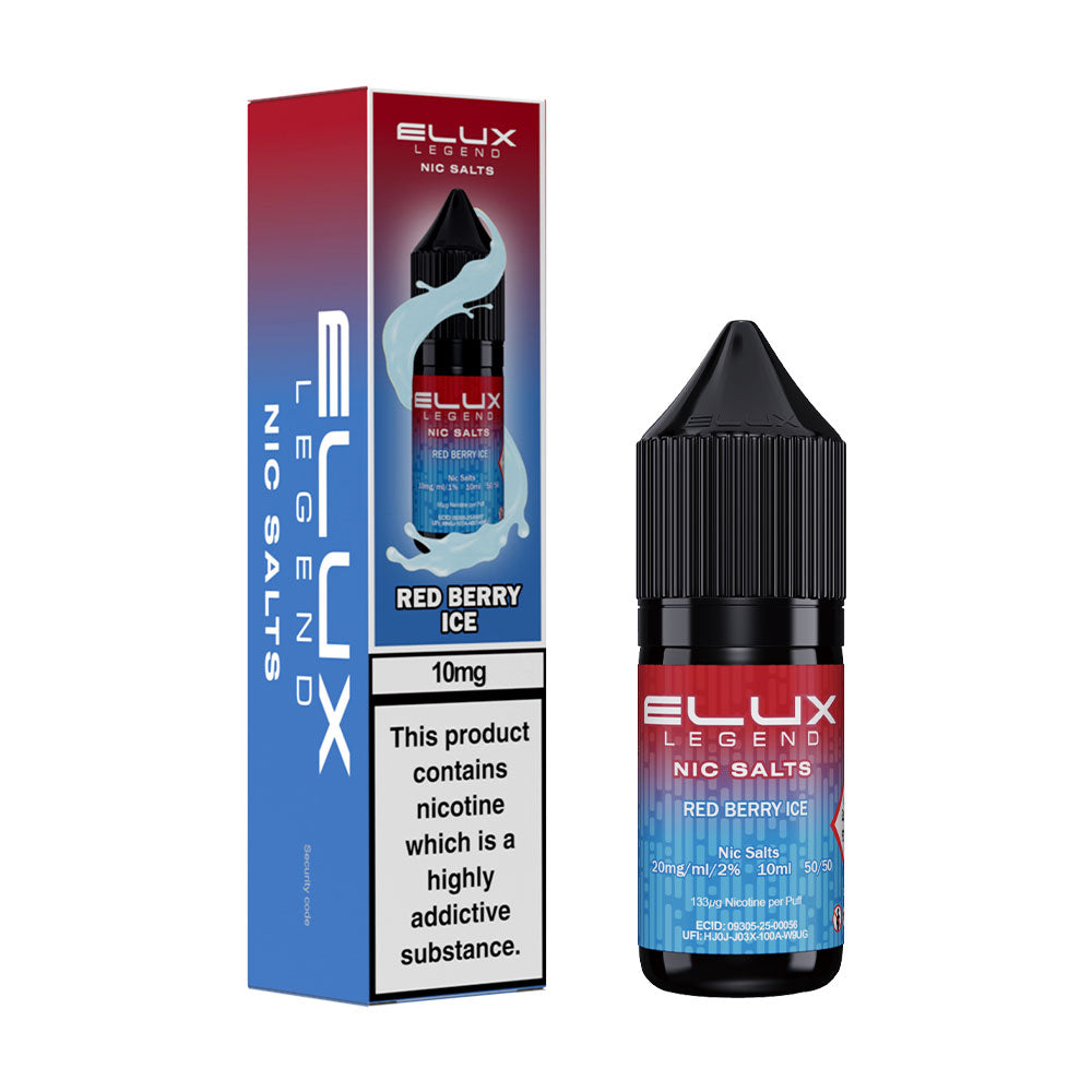Red Berry Ice Elux Legend 10ml Nic Salt E Liquid