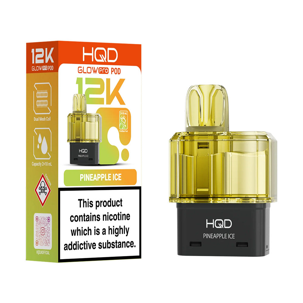 HQD Glow Pro 12K Prefilled Pods