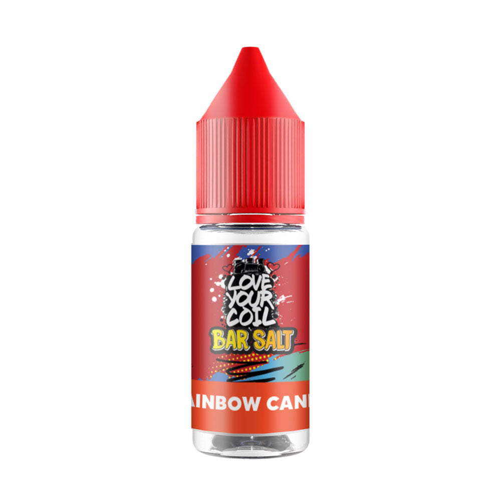 Rainbow Candy Love Your Coil Bar Salt 10ml Nic Salt E Liquid