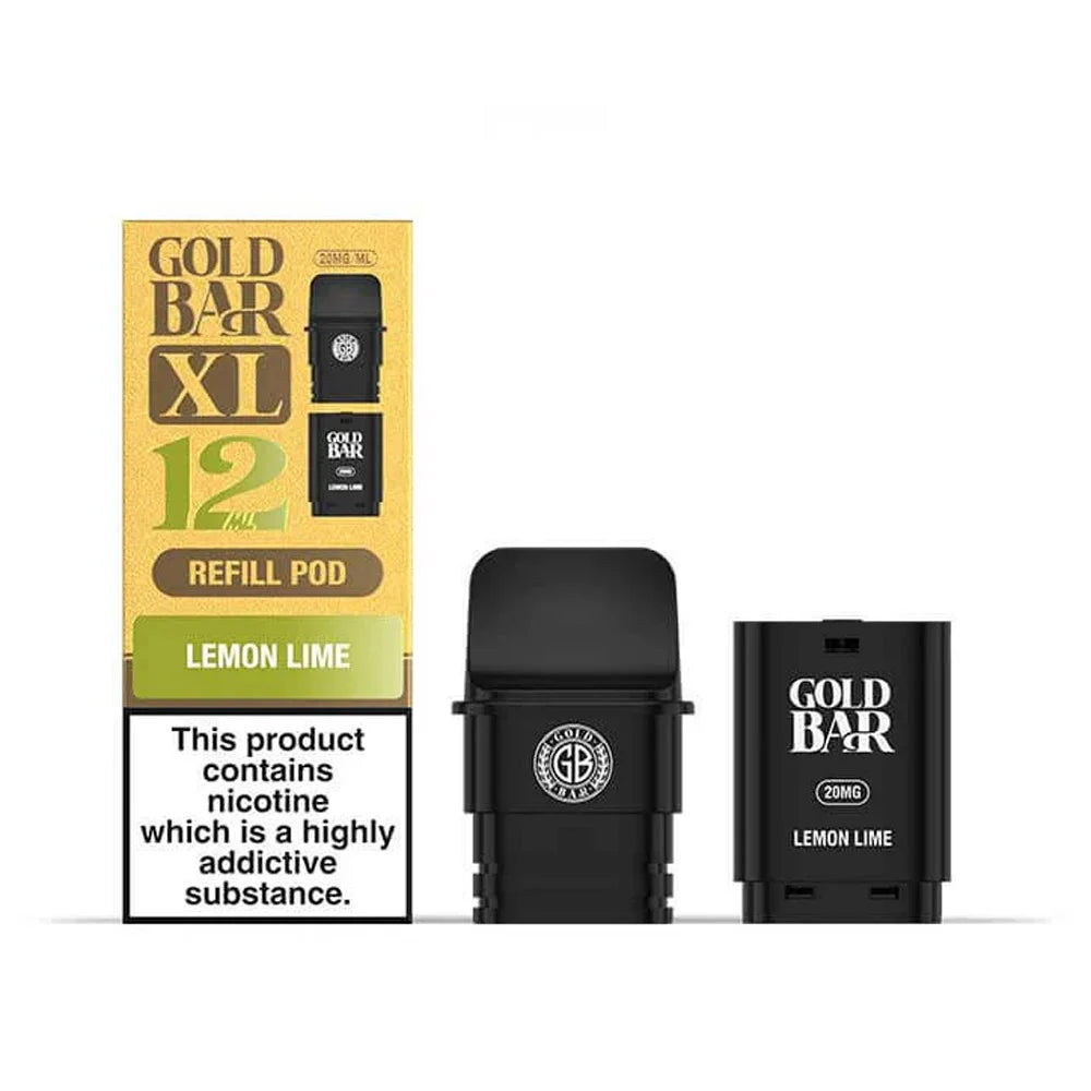 Gold Bar XL 10K Prefilled Pods - Lemon Lime