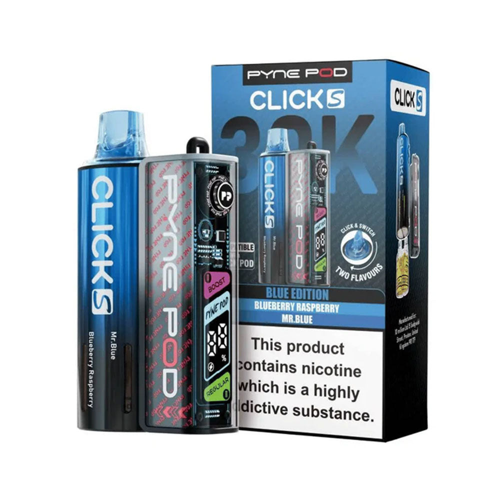 Pyne Pod Click S 30K Prefilled Pod Kit - Blue Edition