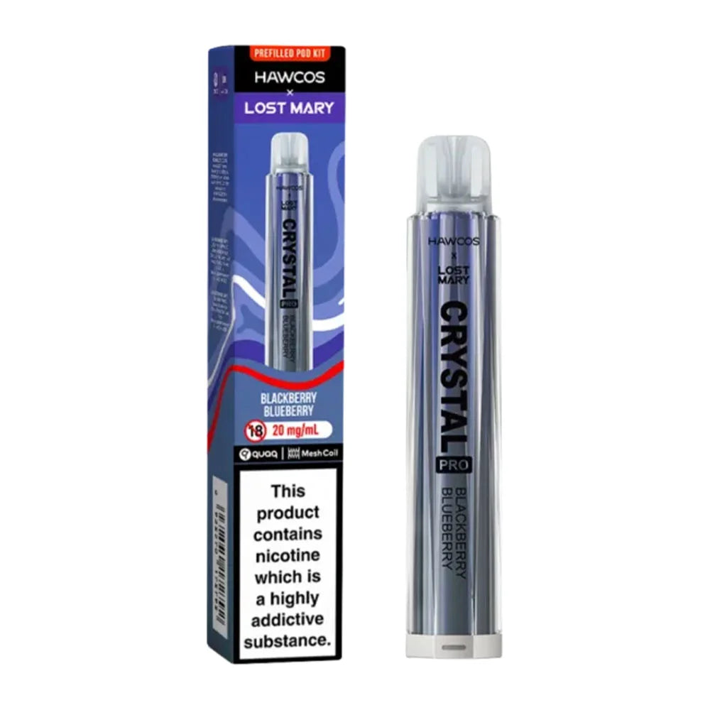 Lost Mary x Hawcos Crystal Pro 600 Prefilled Pod Kit