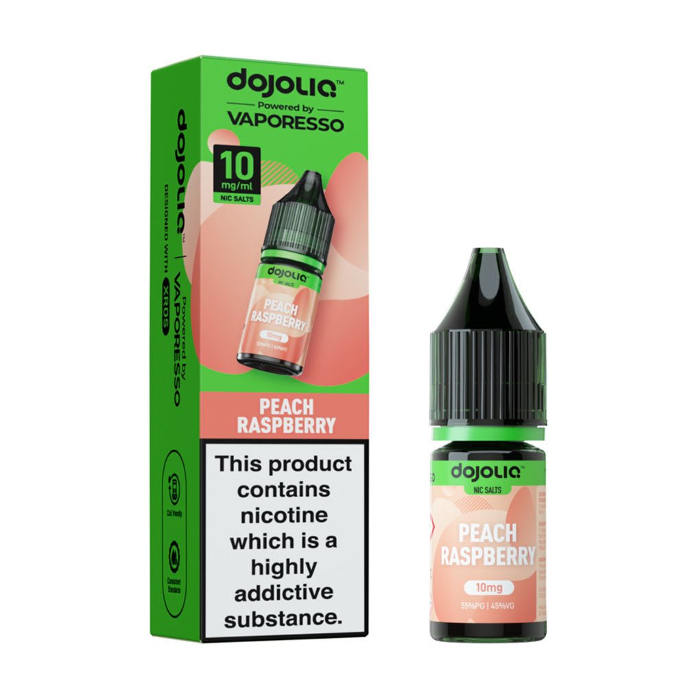 Vaporesso DojoLiq Peach Raspberry 10ml Nic Salt E Liquid