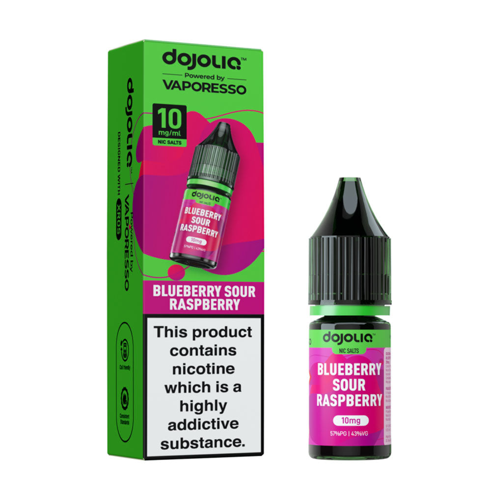Vaporesso DojoLiq Blueberry Sour Raspberry 10ml Nic Salt E Liquid