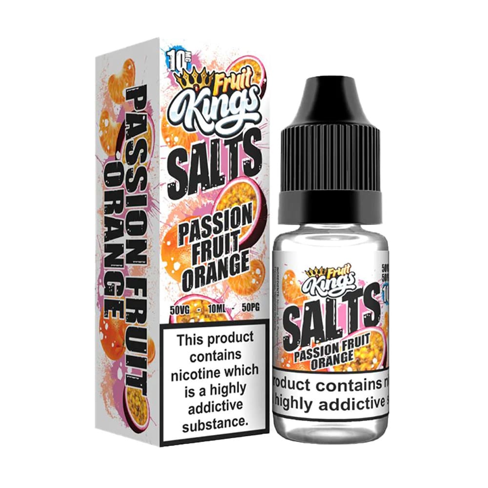 Passion Fruit Orange Fruit Kings 10ml Nic Salt E Liquid