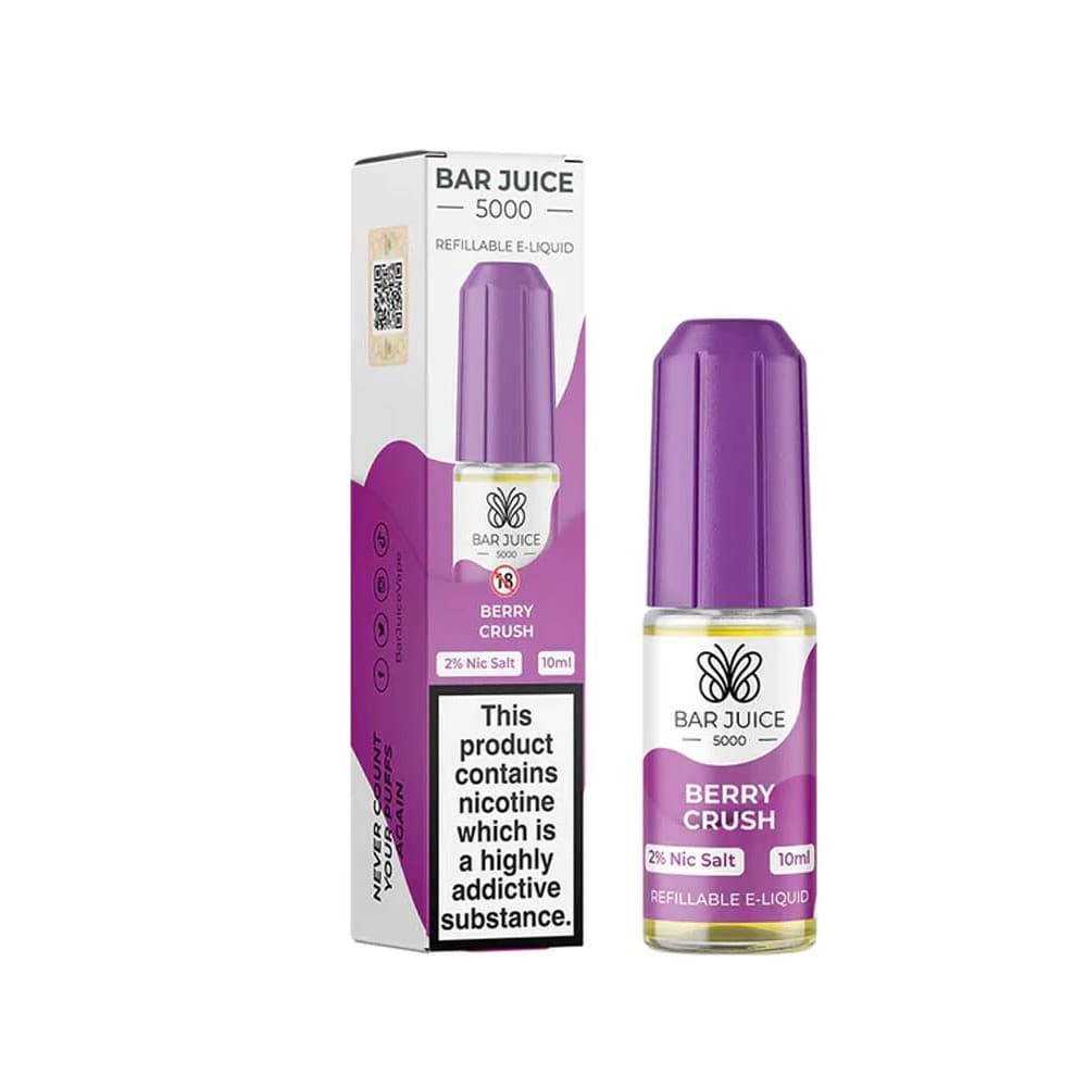 Berry Crush Bar Juice 5000 10ml Nic Salt E liquid