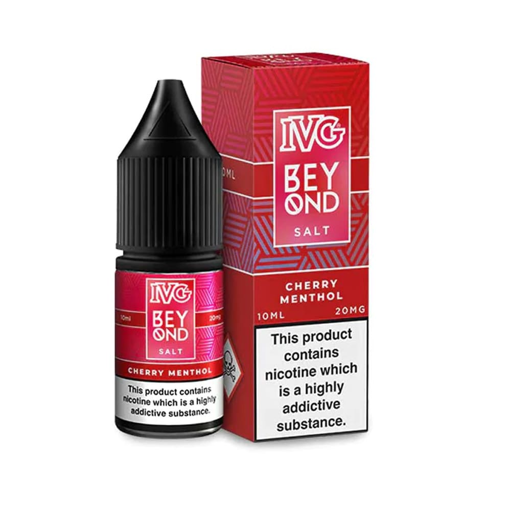 Cherry Menthol IVG Beyond 10ml Nic Salt E Liquid