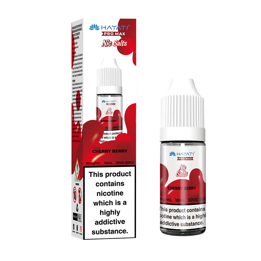 Cherry Berry Hayati Pro Max 10ml Nic Salts E Liquid