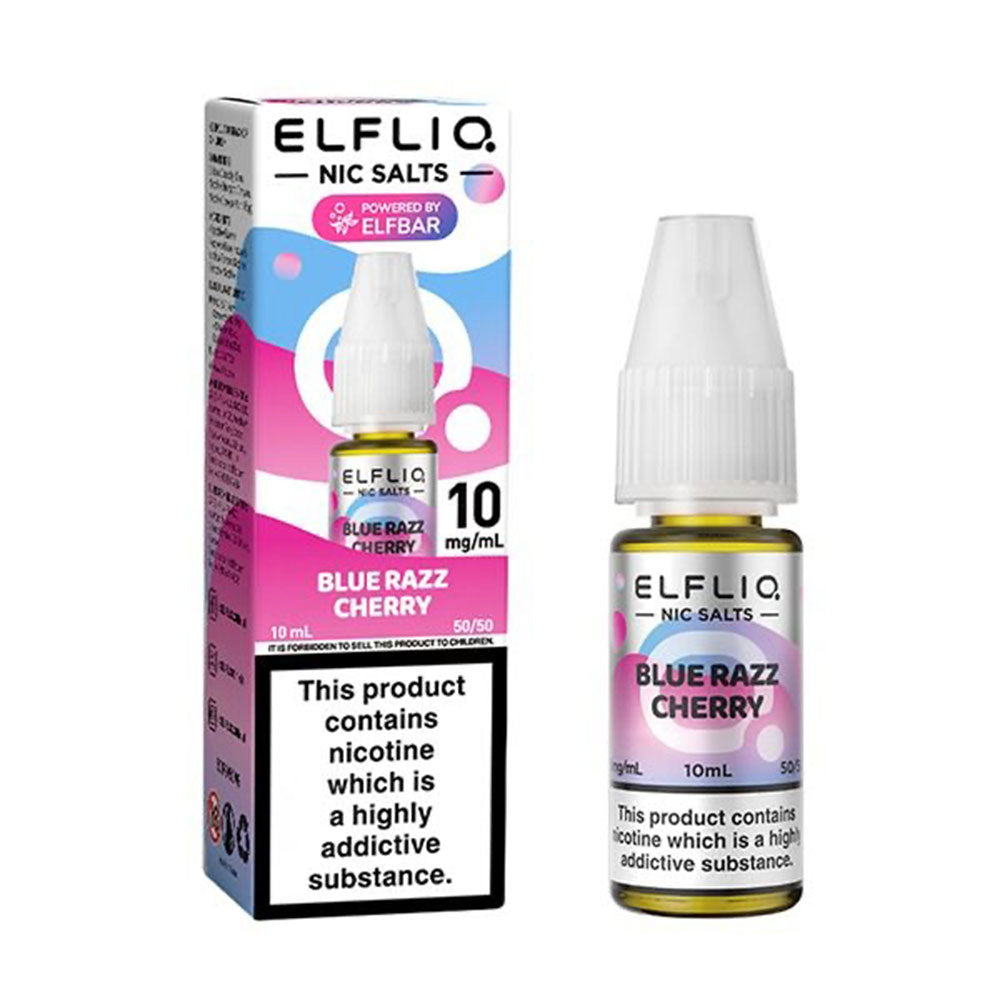 Blue Razz Cherry ELFLIQ 10ml Nic Salt E Liquid