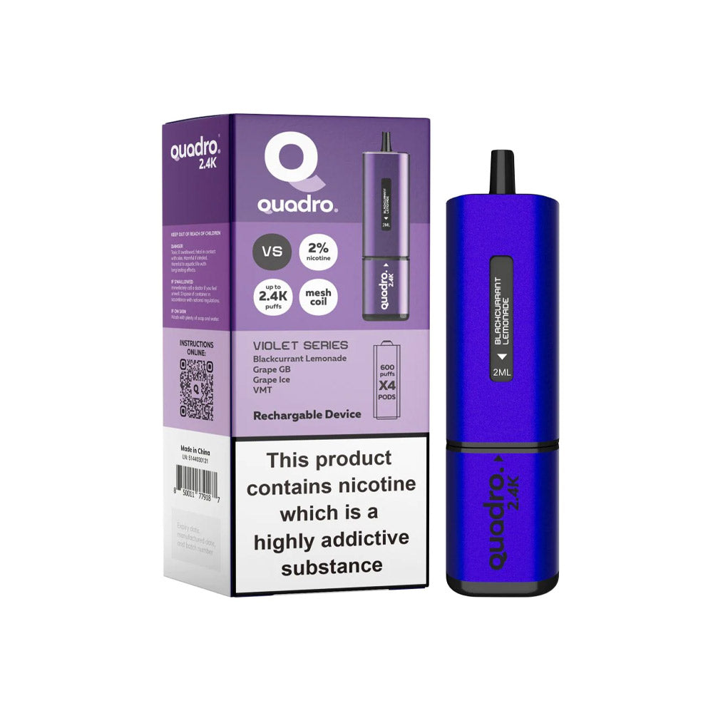 Quadro 4 in 1 2400 Puffs Disposable Vape