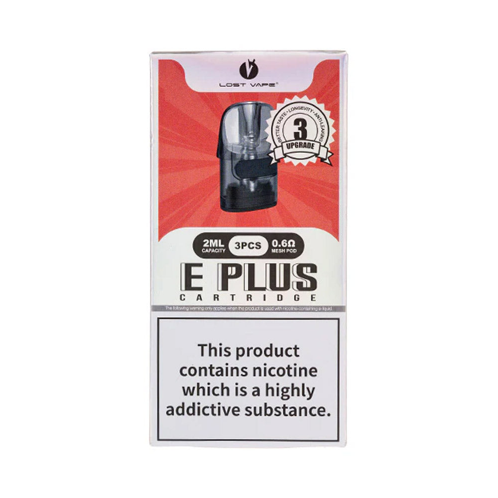 Lost Vape E Plus Replacement Pods (Pack of 3)