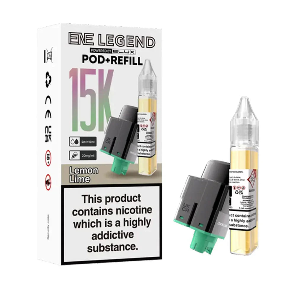 Elux ENE Legend 15K Prefilled Pods - Lemon Lime