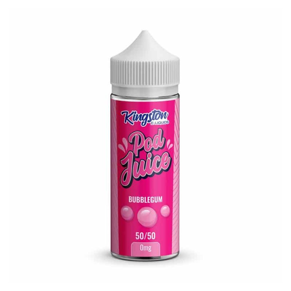 Kingston Pod Juice 50/50 100ml Shortfill Eliquid - Bubblegum