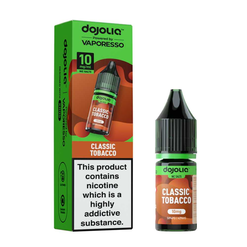 Vaporesso DojoLiq Classic Tobacco 10ml Nic Salt E Liquid